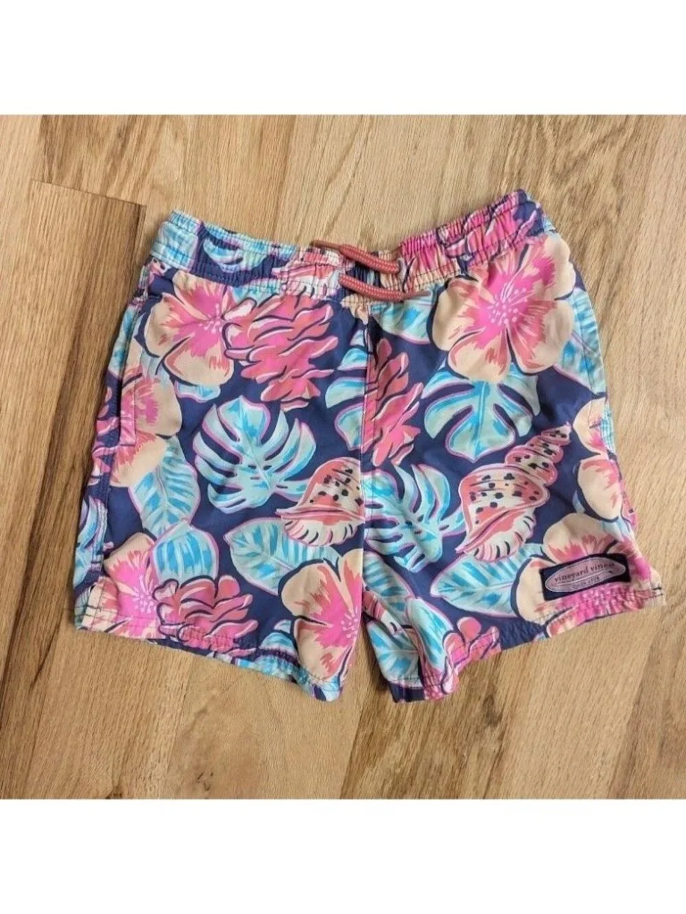 Vineyard Vines kids swim trunks shorts tropical Printed Chappy boys 5